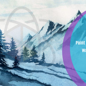 Paint Mountains in Watercolors