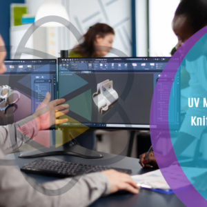 UV Mapping 3D Knife in Maya