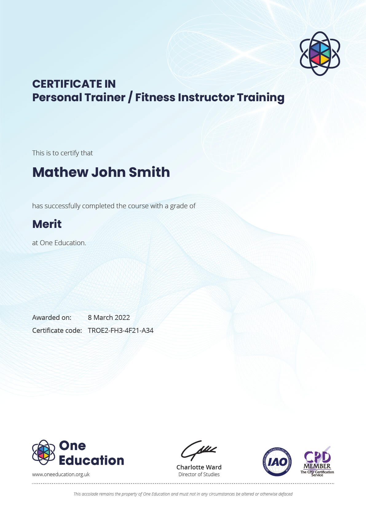 Free PDF Certificate with Subscription