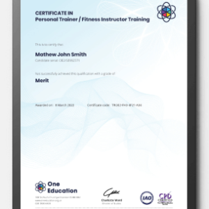 CPD Hard Copy Certificate with Black Frame