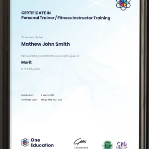Hardcopy Certificate with Frame (Best Value)